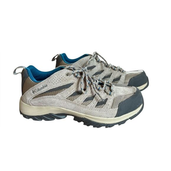 Columbia Crestwood Walking Shoe Womens Size 8.5 Wide Color Pebble Lagoon - Picture 1 of 9